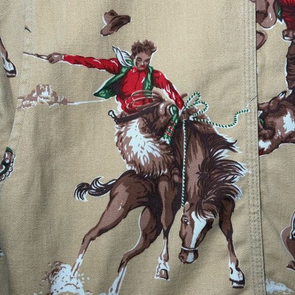 Ralph Lauren Beige Western cowboy Print Jacket - Picture 9 of 13